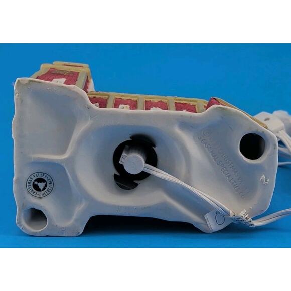 Christmas Valley Collectable 1993 Church Vintage Lighted Original Box - Picture 8 of 16